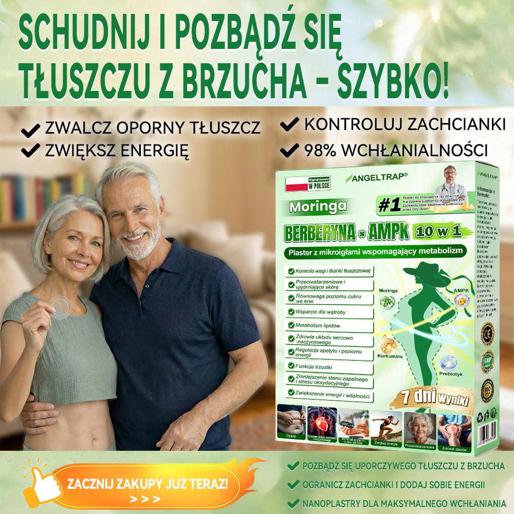✈️𝐀𝐍𝐆𝐄𝐋𝐓𝐑𝐀𝐏® 𝐌𝐨𝐫𝐢𝐧𝐠𝐚 × 𝐁𝐞𝐫𝐛𝐞𝐫𝐲𝐧𝐚 × 𝐀𝐌𝐏𝐊 𝟏𝟎-𝐰-𝟏 𝐖𝐬𝐩𝐚𝐫𝐜𝐢𝐞 𝐦𝐞𝐭𝐚𝐛𝐨𝐥𝐢𝐜𝐳𝐧𝐞, 𝐩𝐥𝐚𝐬𝐭𝐞𝐫 𝐳 𝐧𝐚𝐧𝐨𝐭𝐞𝐜𝐡𝐧𝐨𝐥𝐨𝐠𝐢ą 𝐦𝐢𝐤𝐫𝐨𝐢𝐠ł𝐨𝐰ą 🇵🇱(Wystarczy raz dziennie, widoczne efekty w 7 dni) ✅ Na otyłość, wiotką skórę, cukrzycę, bezdech senny, problemy ze stawami i wiele innych